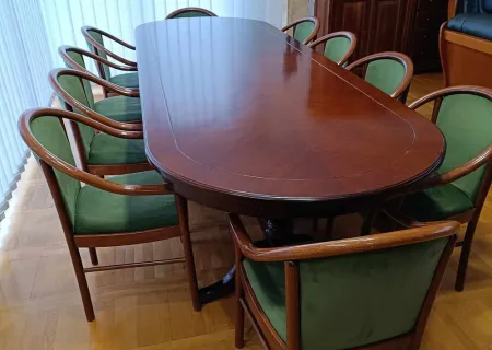 artemisz tárgyalóasztal 3mszékkel